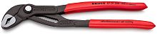 KN-8701250 COBRA Клещи переставные, зев 50 мм, длина 250 мм, фосфатированные, обливные ручки KNIPEX