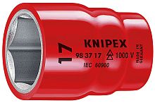 KN-983712 Головка торцевая VDE 3/8" 6-гранная, 12 мм, диэлектрическая KNIPEX