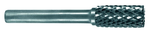 ZI-460005 Борфреза по металлу цилиндрическая без торца (тип A), карбид вольфрама, d 10 мм ZIRA