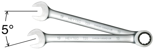 HE-50720015080 50720 Ключ гаечный комбинированный с трещоткой, 15 мм HEYTEC фото 4