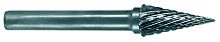 ZI-460068 Борфреза по металлу коническая с заострёнными концами (тип M), карбид вольфрама, d 8 мм ZIRA