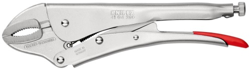 KN-4104300 Зажим ручной с фиксацией, круг 65 мм, квадрат 30 мм, под ключ 34 мм, длина 300 мм KNIPEX