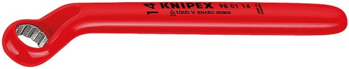 KN-980116 Ключ гаечный накидной VDE, 16 мм, длина 200 мм, диэлектрический KNIPEX