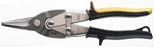 D16S Ножницы по металлу, фигурные, прямые, 230 мм, рез: 1.2 мм, короткий прямой и фигурный рез с большим R ERDI ER-D16S
