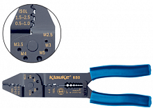 K60 Пресс-клещи для контактных зажимов типа FASTON 0,5-6 мм2 Klauke