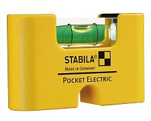 17775 Уровень тип Pocket Electric (1гориз., точн. 1мм/м) STABILA