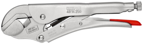 KN-4014250 Зажим универсальный ручной, с поворотной губкой, круг 43 мм, квадрат 42 мм, под ключ 45 мм, длина 250 мм KNIPEX