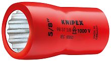 KN-98371_2 Головка торцевая VDE 3/8" 12-гранная, 1/2", диэлектрическая KNIPEX