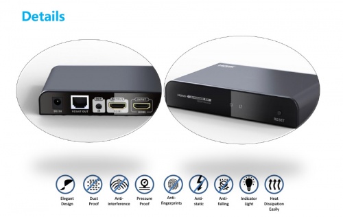 Lenkeng LKV383PRO - Удлинитель HDMI по IP, FullHD, CAT6, до 120 метров, проходной HDMI (HDMI over IP), версия V4.0 фото 12