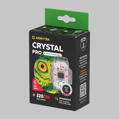 Компактный мультифонарь Armytek Crystal Pro Grey F07101G фото 6