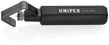 KN-1630145SB Стриппер для круглого кабеля из ПВХ, резины, силикона, тефлона (ПТФЭ), Ø 19 -40 мм, длина 150 мм, SB KNIPEX