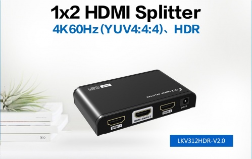 Lenkeng LKV312HDR-V2.0 - Сплиттер (разветвитель) 1 в 2 HDMI 2.0, 4К, HDR, EDID фото 4