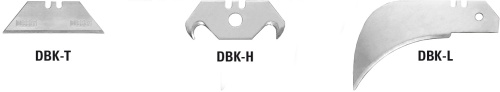 DBK-H Лезвия запасные крючкообразные для ножей DBK, 10 шт в упаковке ERDI ER-DBK-H фото 2