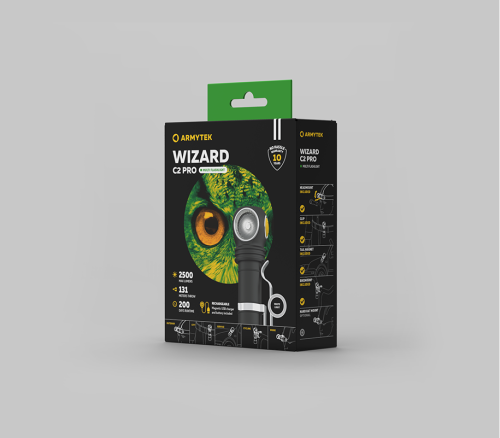 Мультифонарь Armytek Wizard C2 Pro Magnet USB F08701C фото 3