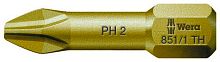 WE-056610 851/1 TH PH бита торсионная, сверхтвёрдая, 1/4" C6.3, PH 2 x 25 мм WERA