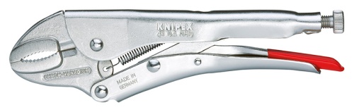 KN-4104250SB Зажим ручной, круг 40 мм, квадрат 20 мм, под ключ 30 мм, длина 250 мм KNIPEX