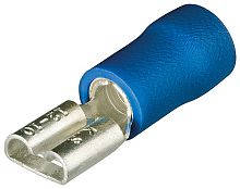 KN-9799021 Гильзы флажковые, изолированные, синие, 6.3 x 0.8 мм, 1.5-2.5 мм², 100 шт KNIPEX