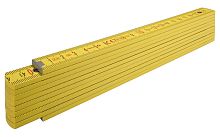 14556 STABILA Метр складной деревянный желтый Тип 407P 2м х 16мм STABILA