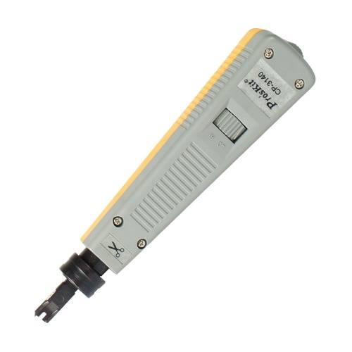 CP-3140 Инструмент для монтажа провода в кросс, тип лезвия 110 ProsKit фото 3