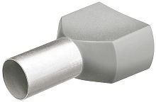 KN-9799375 Гильзы контактные сдвоенные изолированные (НШВИ), фосфатированные, 2x4.00 мм², 100 шт, 23 мм KNIPEX
