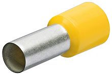 KN-9799336 Гильзы контактные изолированные DIN 46228-4 (НШВИ), жёлтые, 6.00 мм², 100 шт, 20 мм, DIN 46228-4 KNIPEX