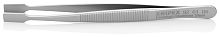 KN-920105 Пинцет универсальный, нерж, 120 мм, гладкие прямые тупые губки KNIPEX