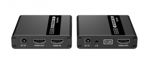 Lenkeng LKV223KVM - Удлинитель KVM HDMI, FullHD, CAT5e/6 до 40/70 метров, проходной HDMI, аудио выход фото 2