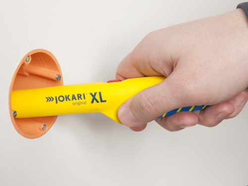 Инструмент для снятия изоляции JOKARI XL арт.30125 с усиленной конструкцией для всех круглых кабелей фото 2