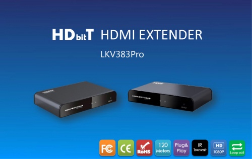 Lenkeng LKV383PRO - Удлинитель HDMI по IP, FullHD, CAT6, до 120 метров, проходной HDMI (HDMI over IP), версия V4.0 фото 5